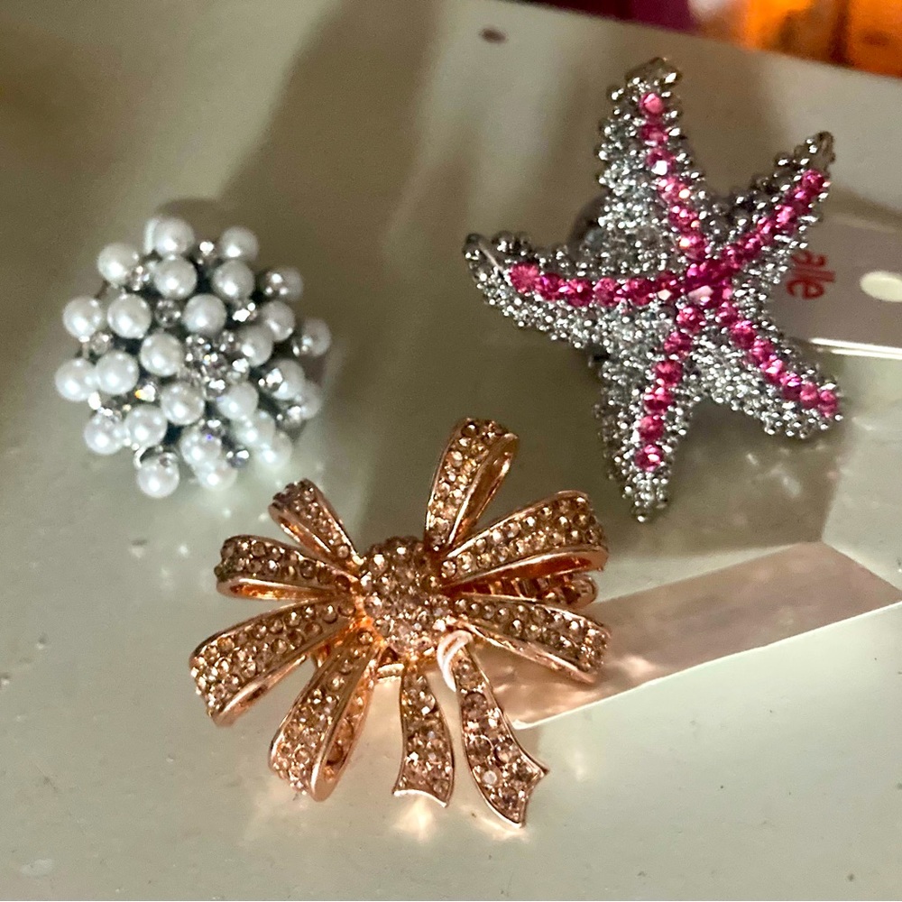 NEW: 3 Bling Bling Rings!